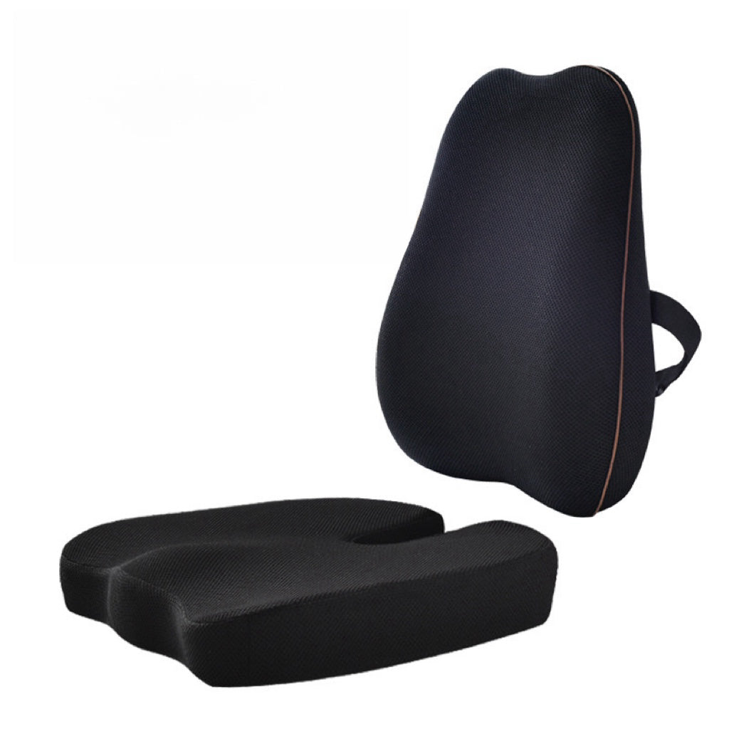 Office Chair Seat Cushion, Car Seat, Lumbar and Back Support Memory Foam Pillow, Tailbone Seat Cushion, Sciatica and Back Pain Relief