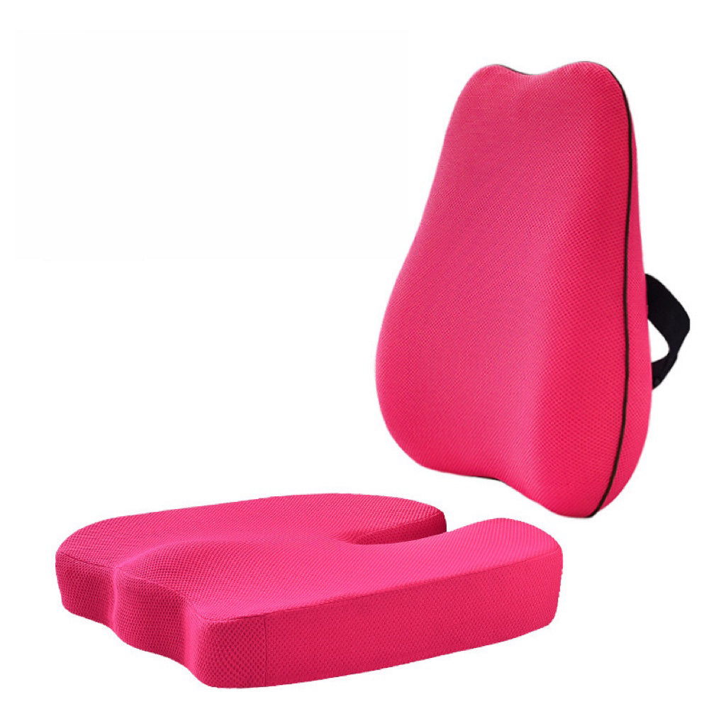 Office Chair Seat Cushion, Car Seat, Lumbar and Back Support Memory Foam Pillow, Tailbone Seat Cushion, Sciatica and Back Pain Relief