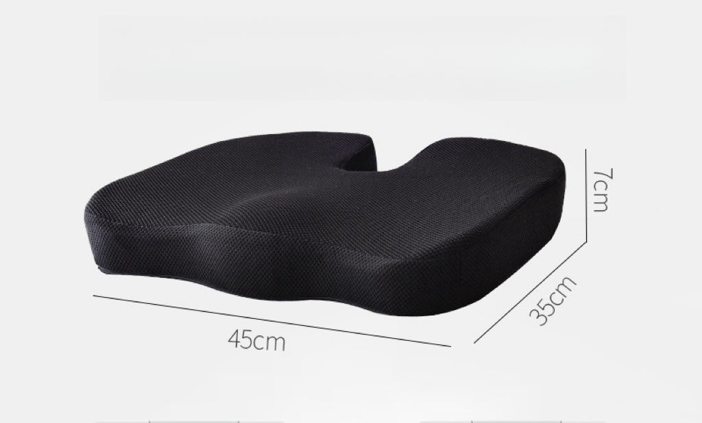 Office Chair Seat Cushion, Car Seat, Lumbar and Back Support Memory Foam Pillow, Tailbone Seat Cushion, Sciatica and Back Pain Relief